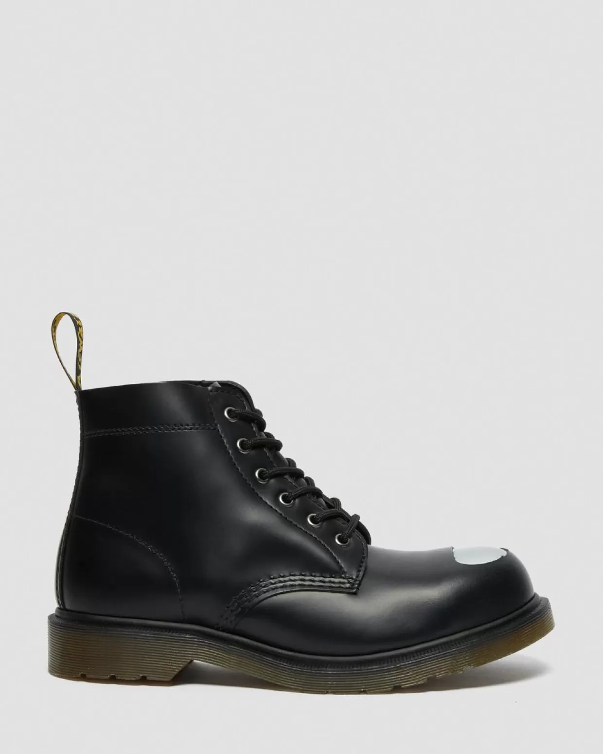 MENS Dr. Martens Stivaletti di pelle 101 con puntale in acciaio in vista