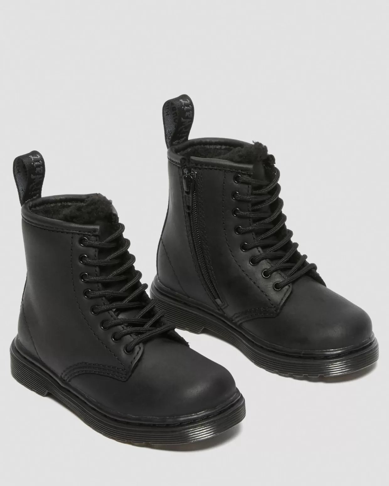 KIDS Dr. Martens Stivaletti primi passi 1460 Serena di pelle con rivestimento in pelliccia sintetica
