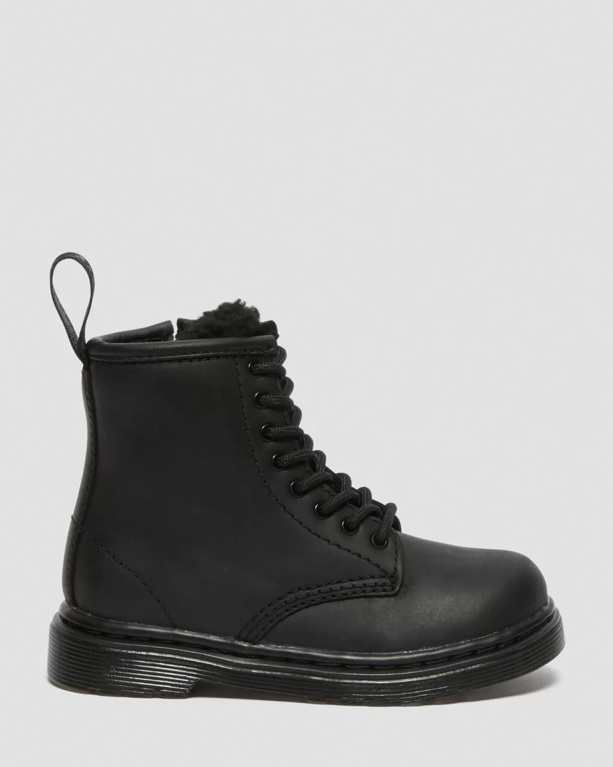 KIDS Dr. Martens Stivaletti primi passi 1460 Serena di pelle con rivestimento in pelliccia sintetica