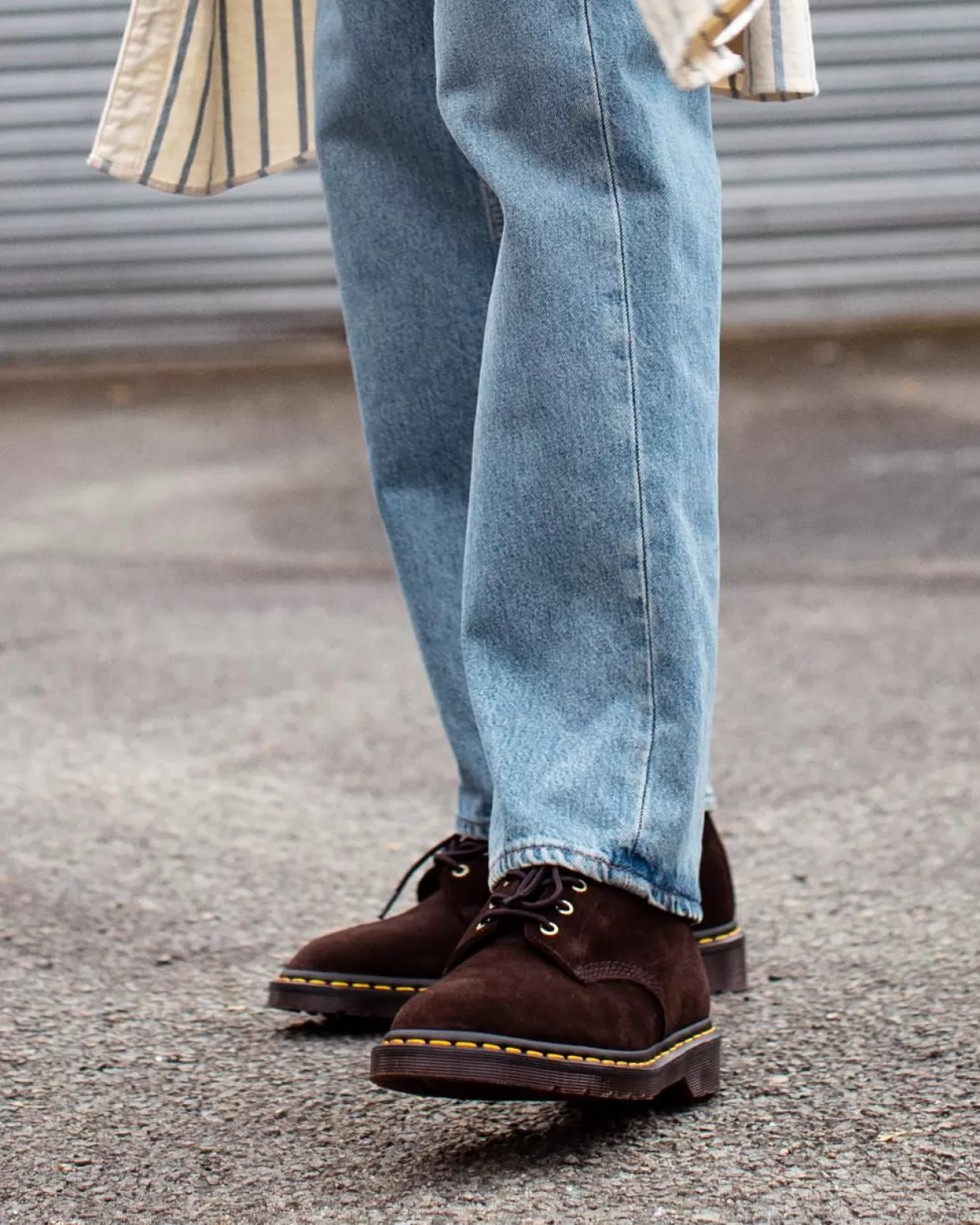 UNISEX Dr. Martens Stivaletti scamosciati 101 Ben in pelle Repello