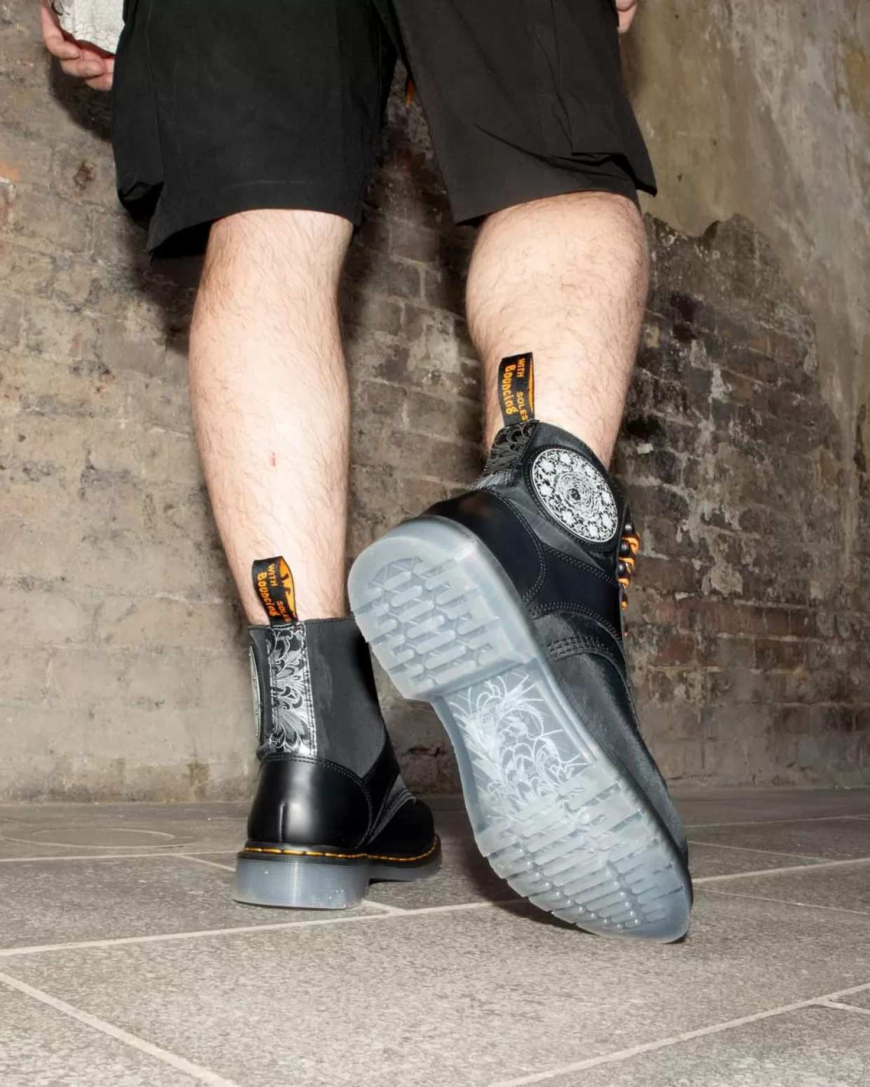 UNISEX Dr. Martens Stivali 1460 King Nerd in pelle