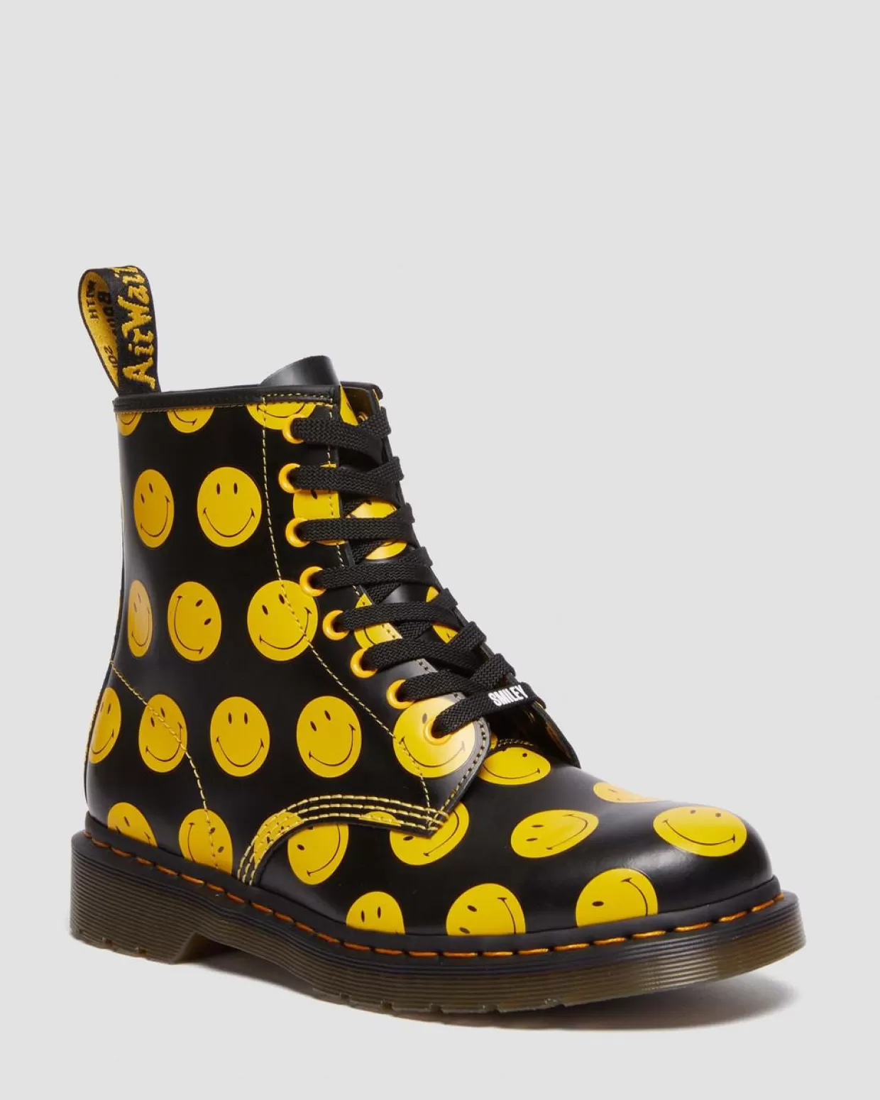 UNISEX Dr. Martens STIVALI 1460 SMILEY® IN PELLE