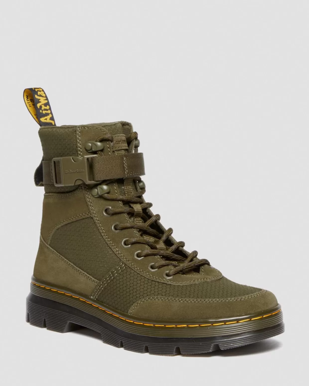 UNISEX Dr. Martens Stivali Combs Tech Utility in pelle e nylon