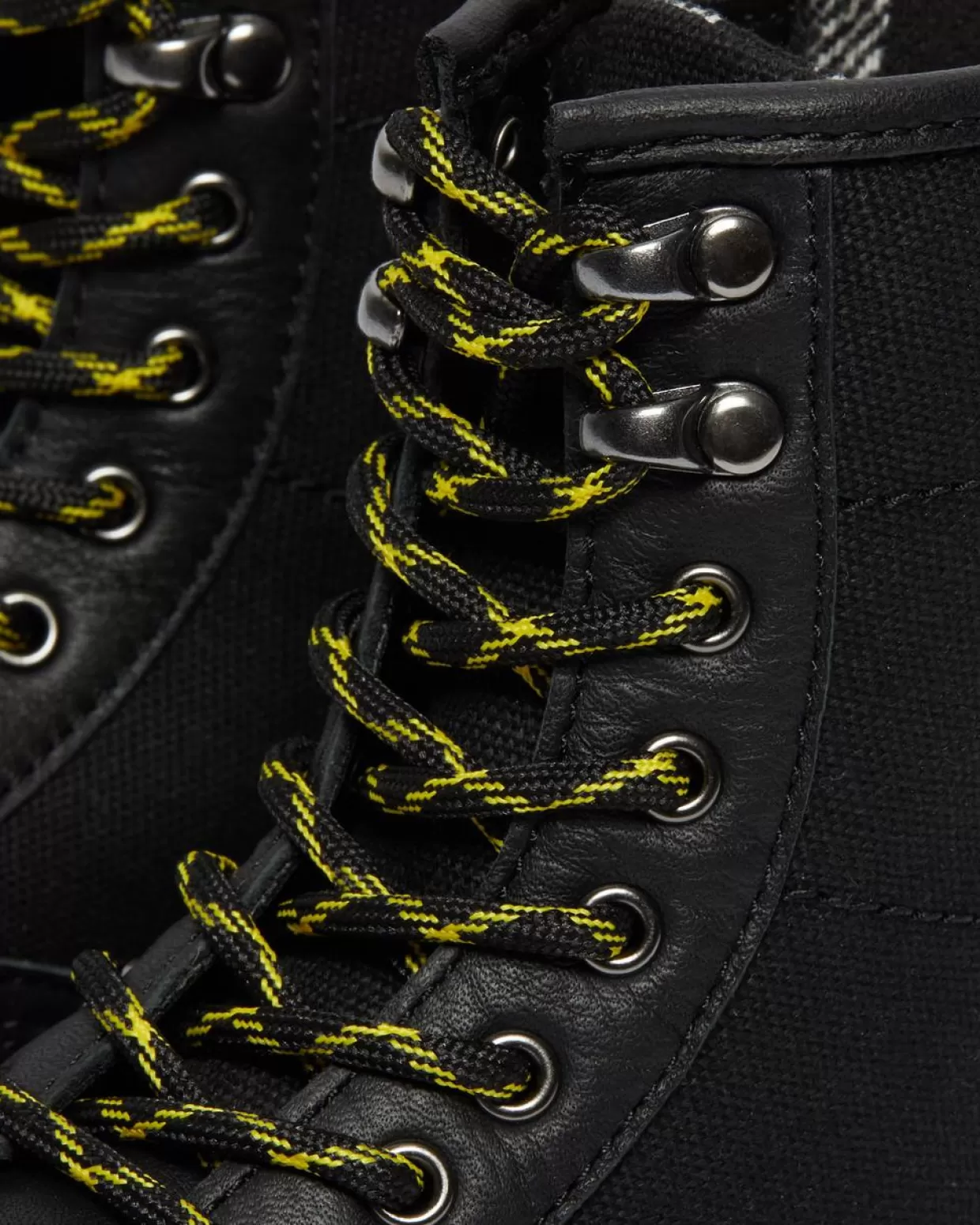 UNISEX Dr. Martens Stivali di pelle 1460 per bambini con inserti di tela
