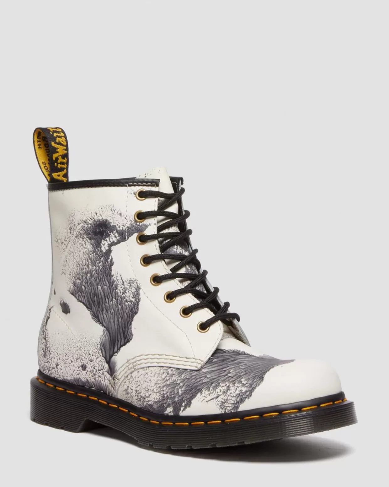 UNISEX Dr. Martens Stivali in pelle 1460 Tate Decalcomania