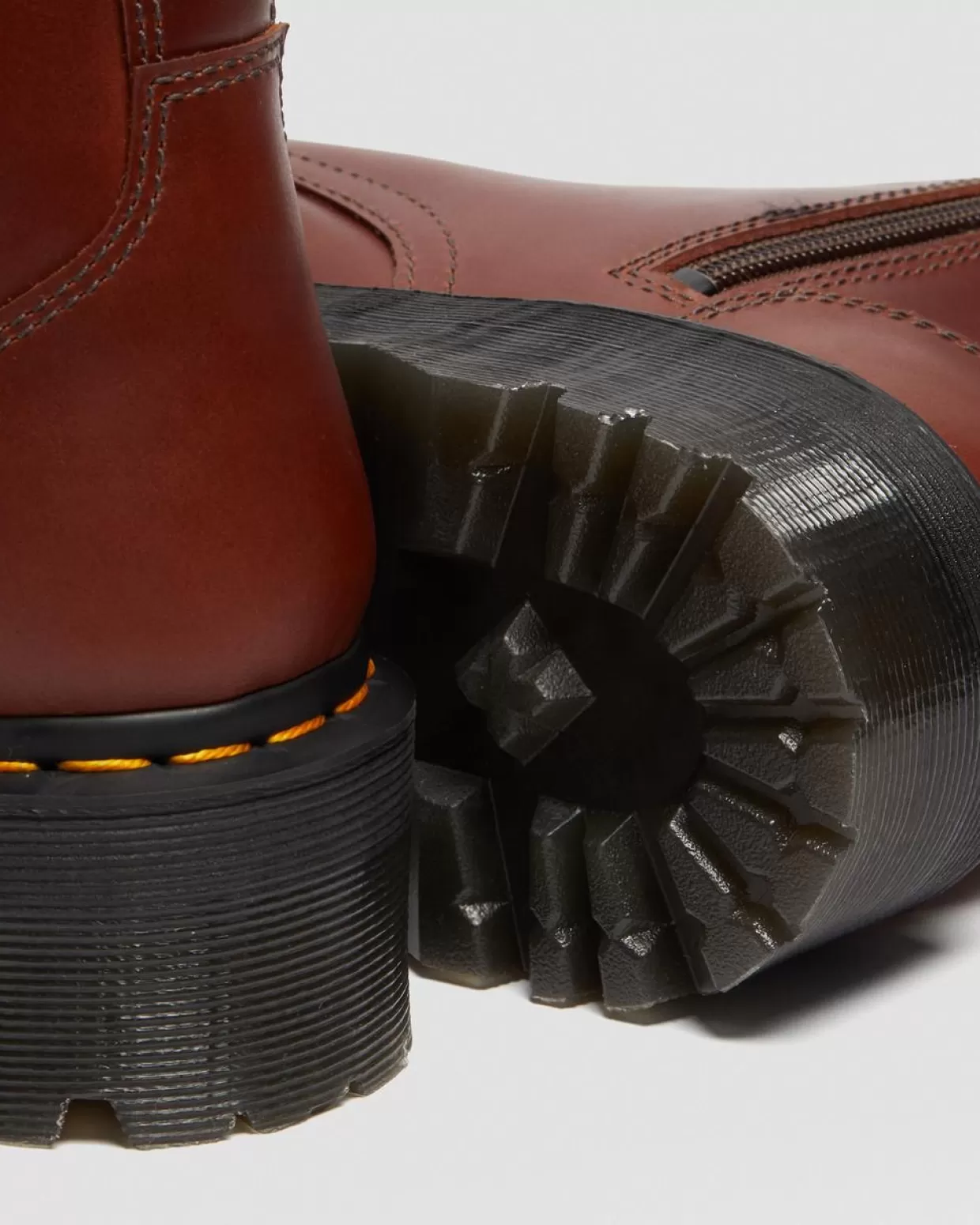 WOMENS Dr. Martens Stivali Platform Jadon Con Rivestimento Interno In Pelliccia Sintetica
