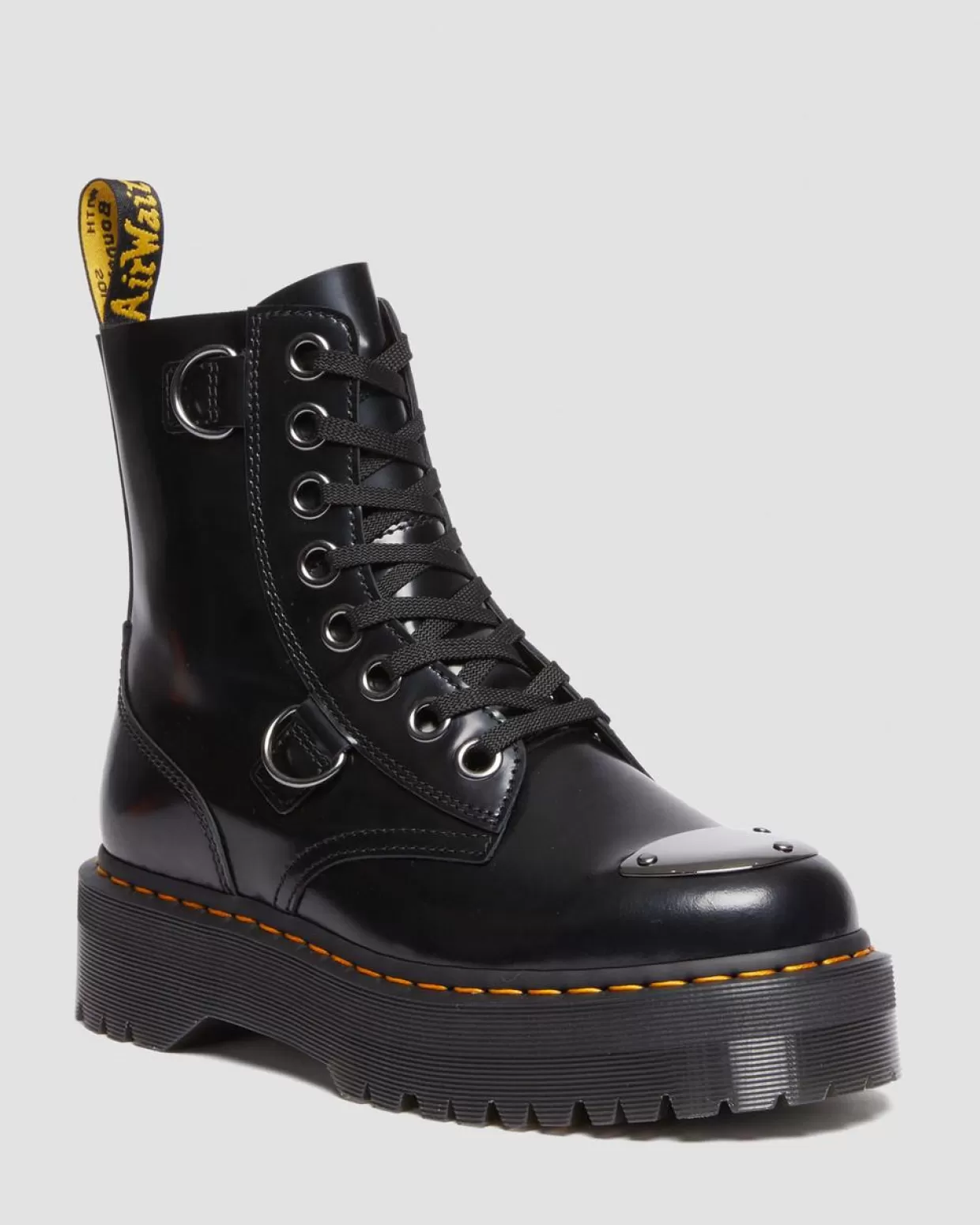 UNISEX Dr. Martens Stivali platform Jadon in pelle Buttero