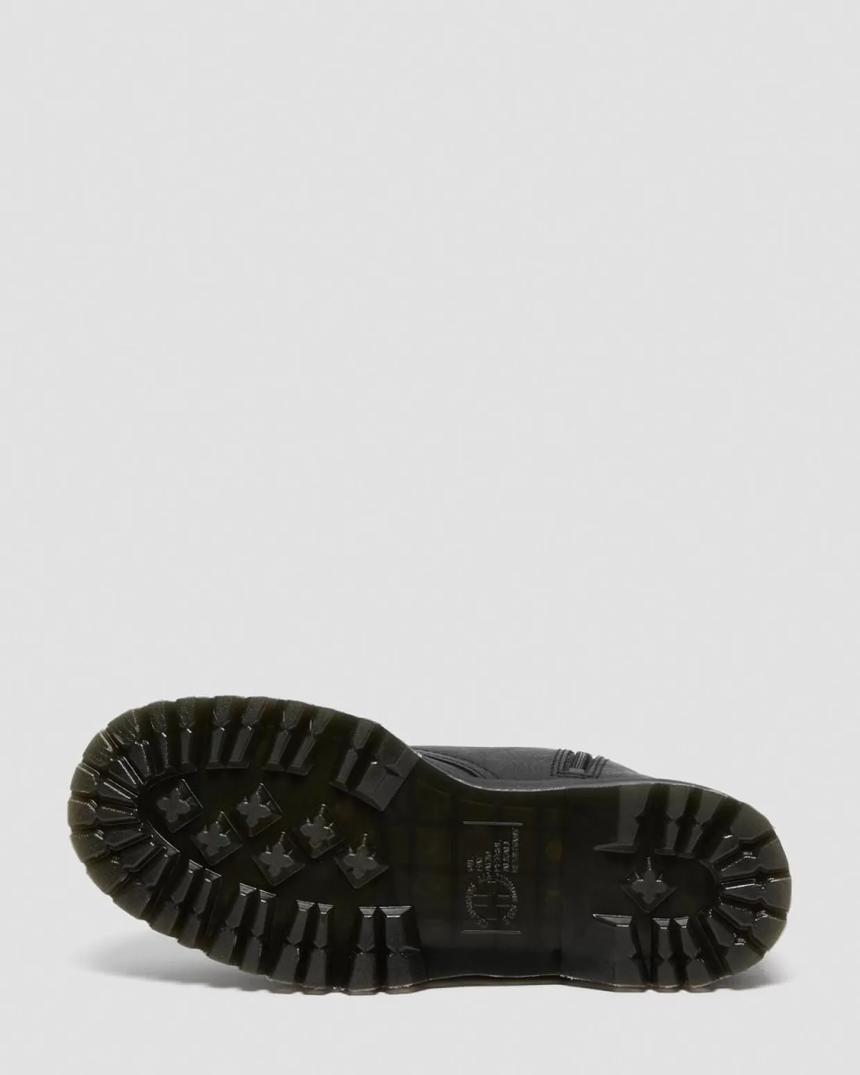 WOMENS Dr. Martens Stivali platform Jadon in pelle con rivestimento in pelliccia sintetica