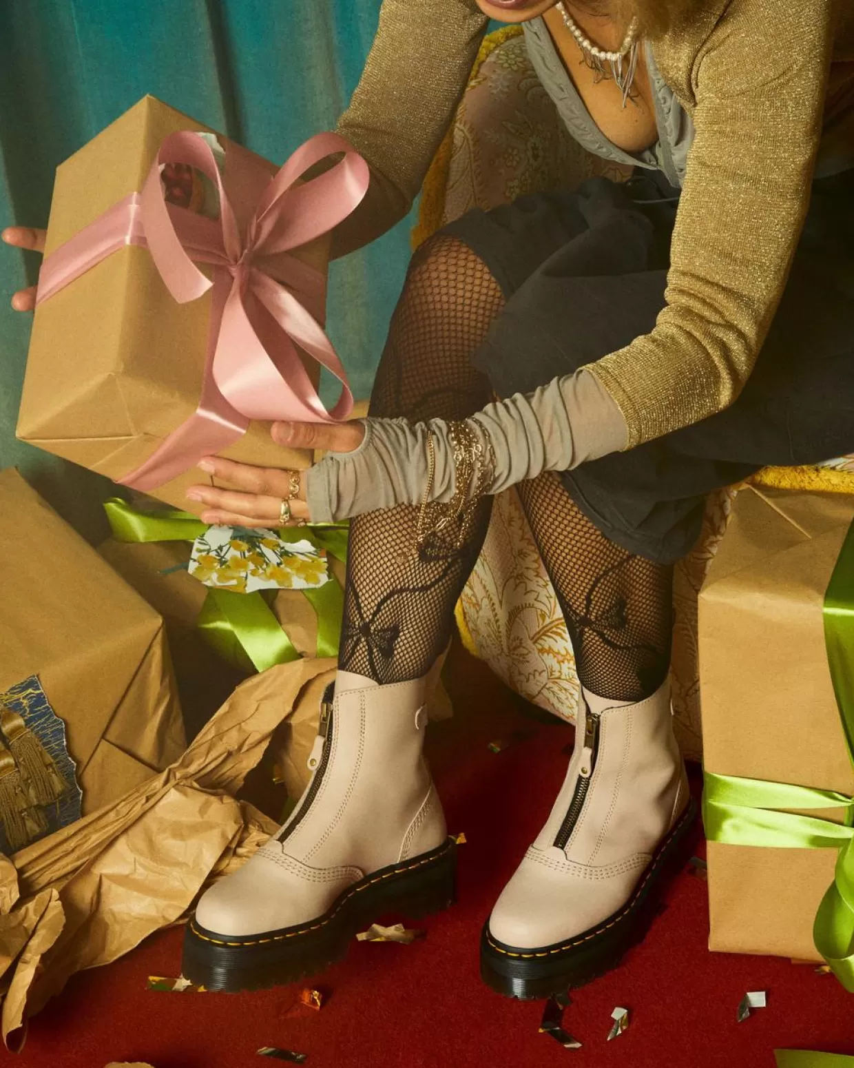 WOMENS Dr. Martens Stivali platform Jetta