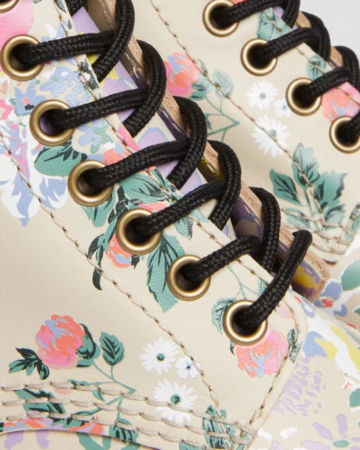 UNISEX Dr. Martens Stivali Platform Sinclair di pelle Floral Mash up