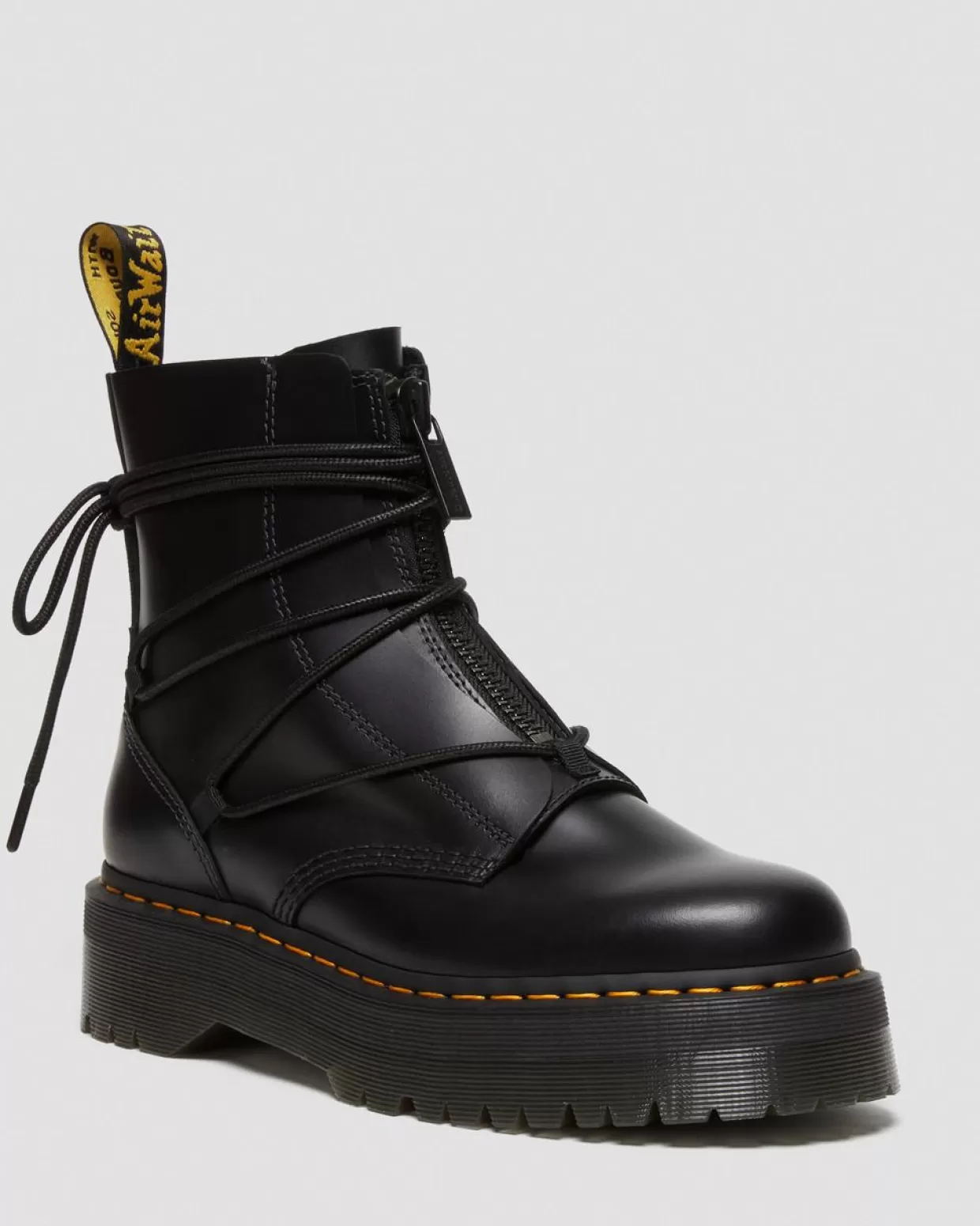 GIFTS Dr. Martens Stivali platform stringati di pelle Jarrick II