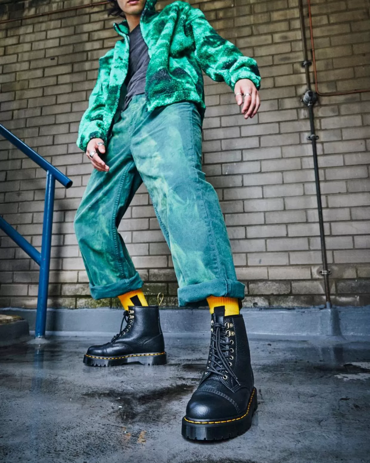 GIFTS Dr. Martens Stivali Stringati 1460 Bex Con Rivestimento Interno In Pelliccia Sintetica