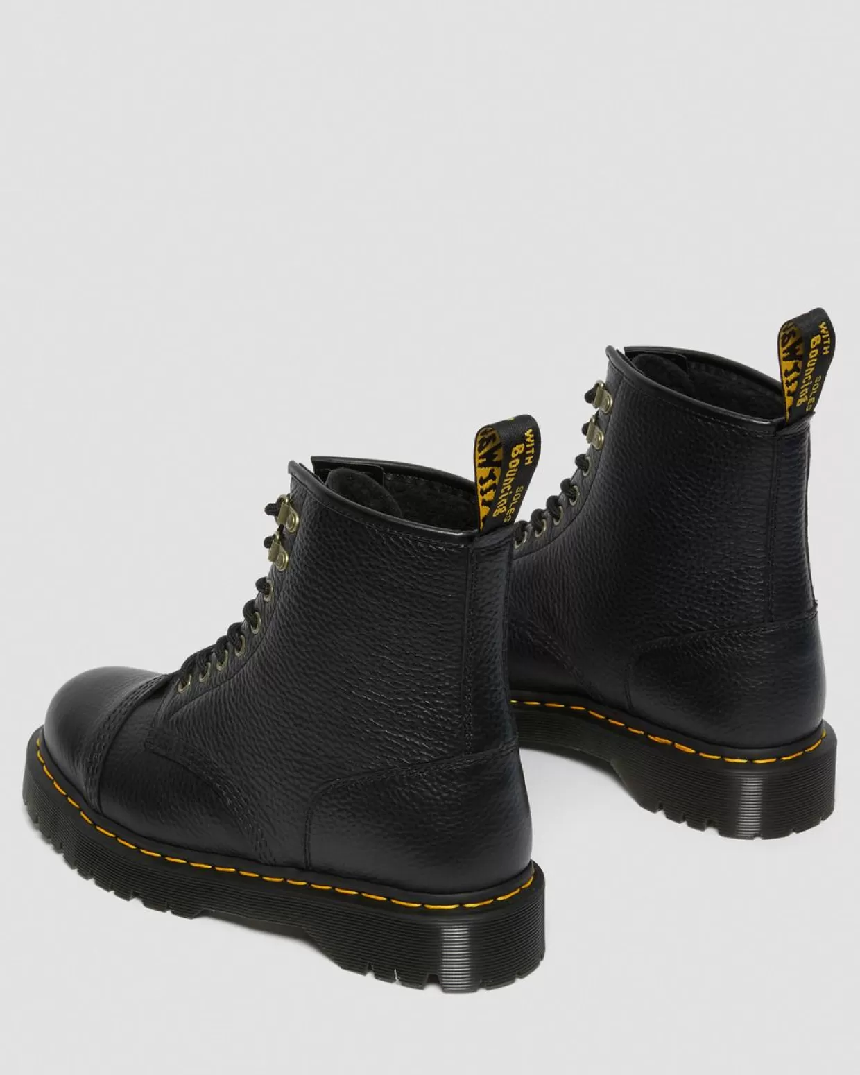 GIFTS Dr. Martens Stivali Stringati 1460 Bex Con Rivestimento Interno In Pelliccia Sintetica