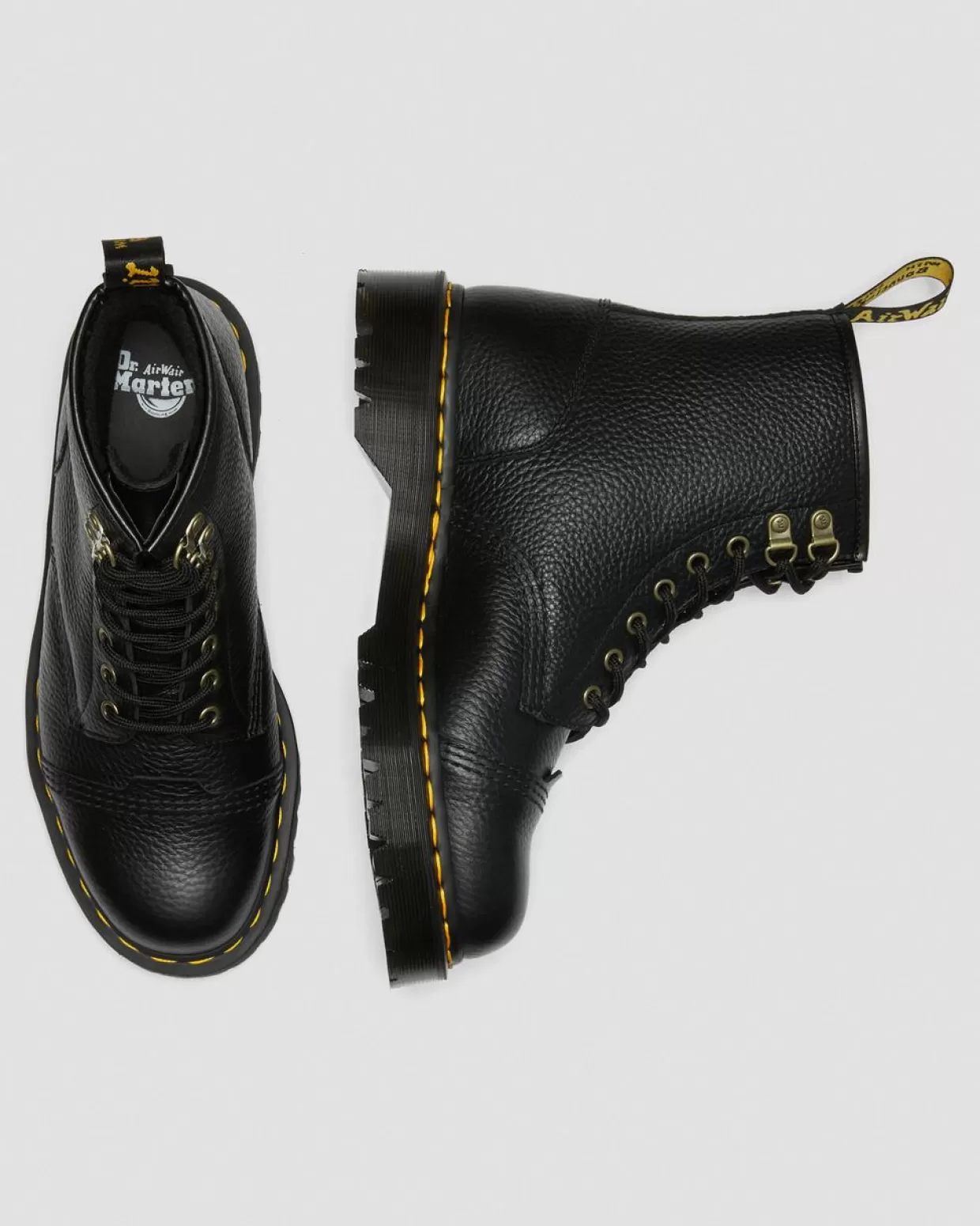 GIFTS Dr. Martens Stivali Stringati 1460 Bex Con Rivestimento Interno In Pelliccia Sintetica