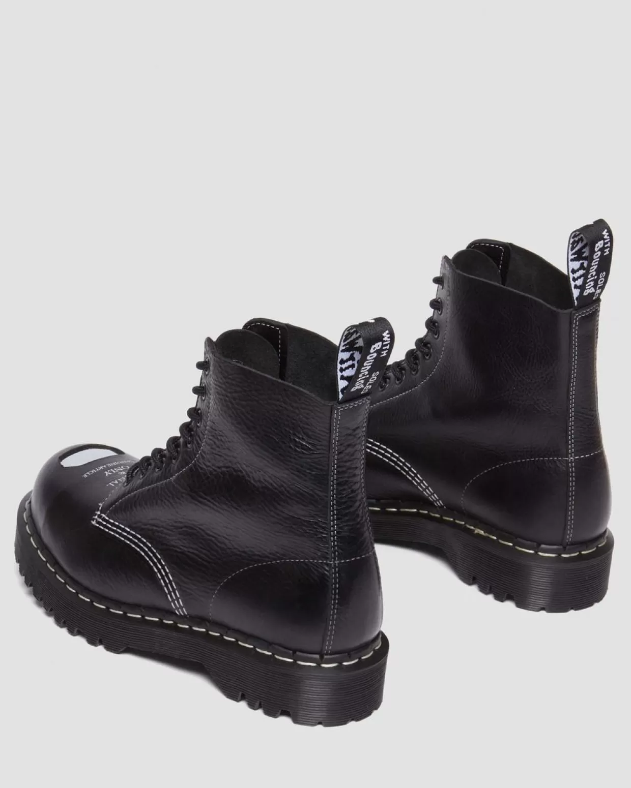 Dr. Martens Stivali stringati 1460 Pascal Bex in pelle con punta in acciaio