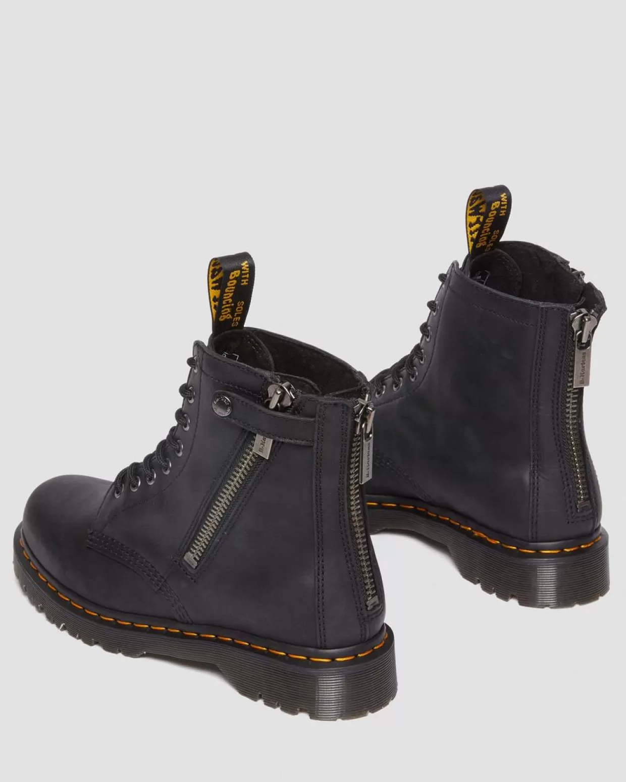 MENS Dr. Martens Stivali stringati 1460 Pascal in pelle Alternative pieno fiore