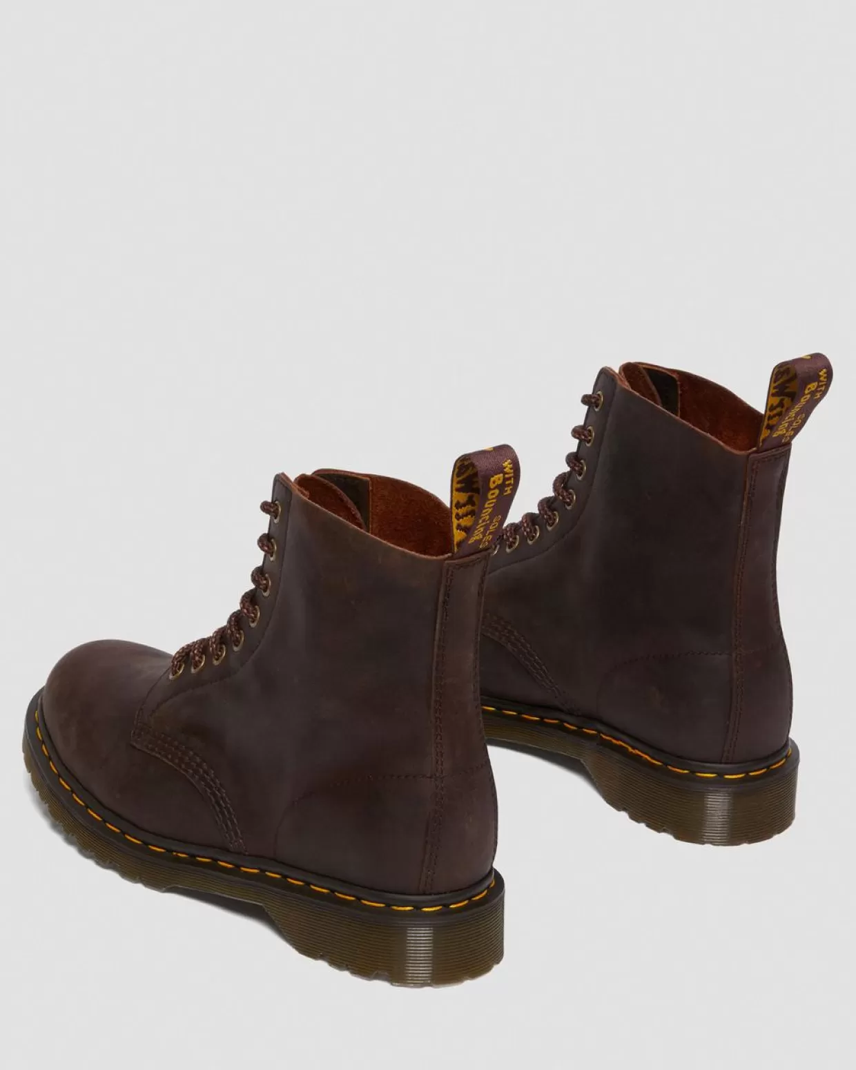 MENS Dr. Martens Stivali stringati 1460 Pascal in pelle cerata pieno fiore