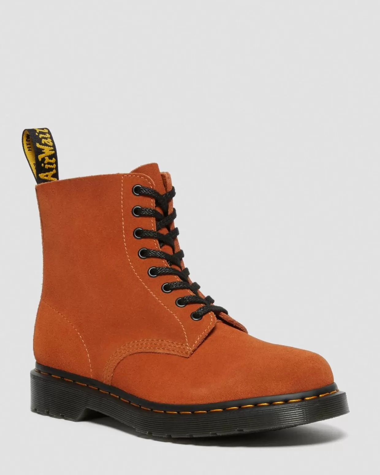 WOMENS Dr. Martens Stivali stringati 1460 Pascal in pelle scamosciata
