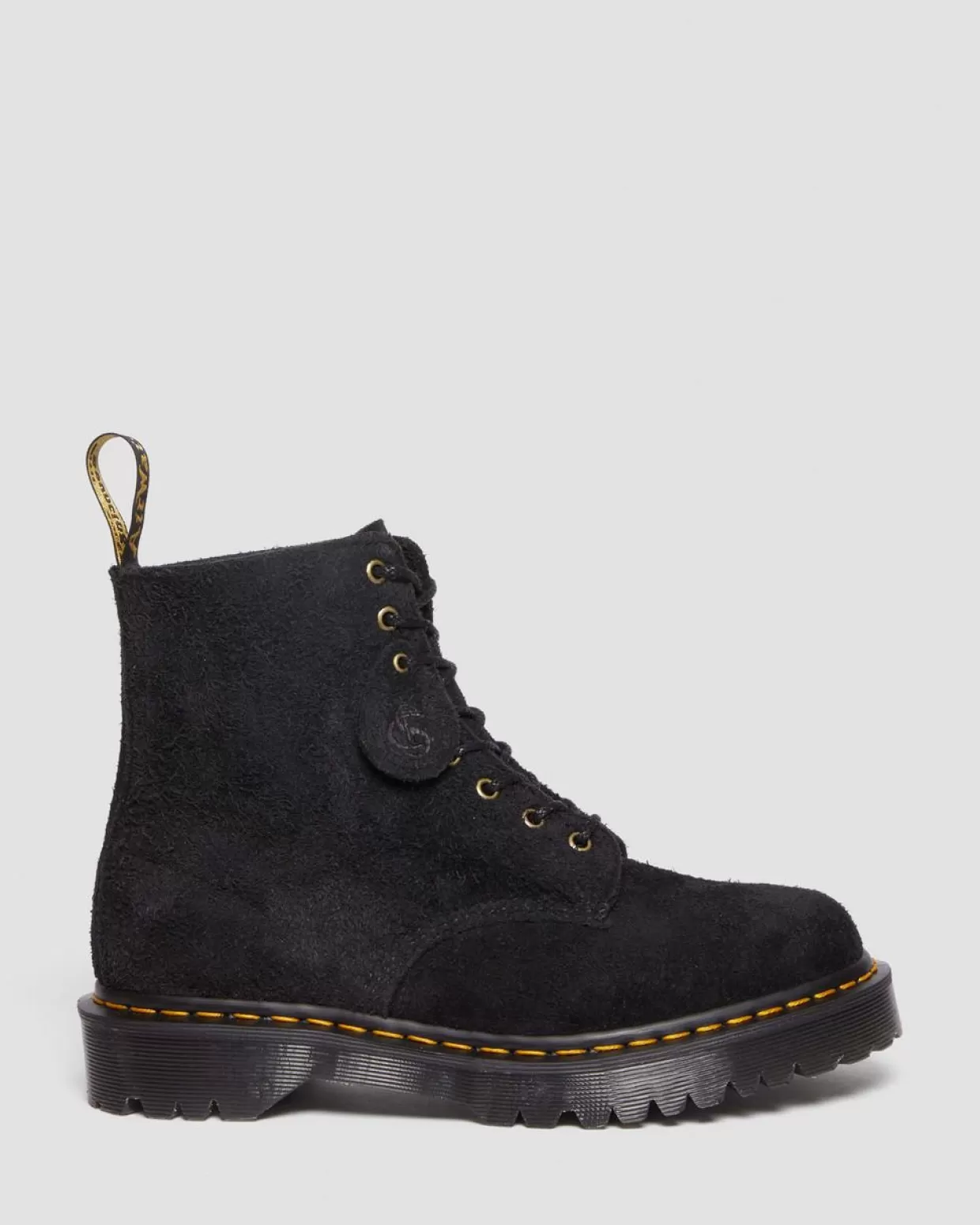 MENS Dr. Martens Stivali stringati 1460 Pascal Made in England in pelle scamosciata trapuntata