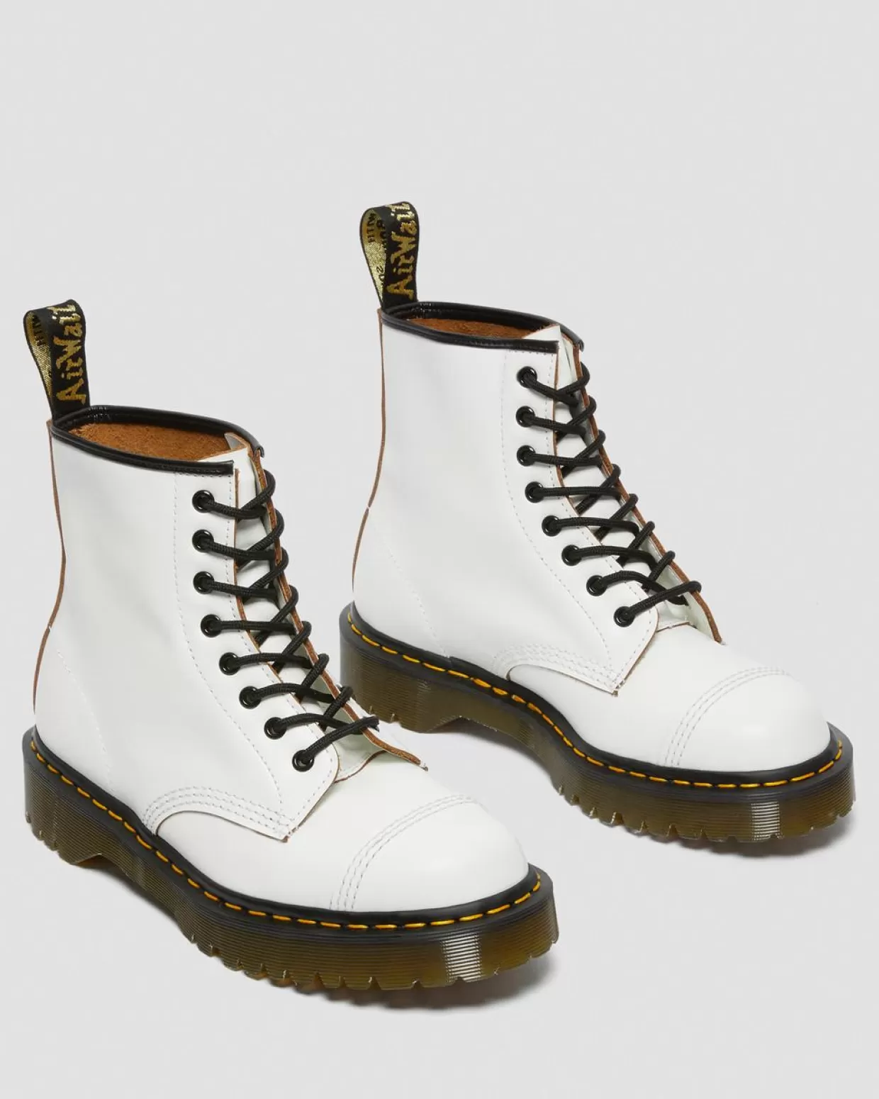 UNISEX Dr. Martens Stivali stringati di pelle con puntale 1460 Bex Made in England