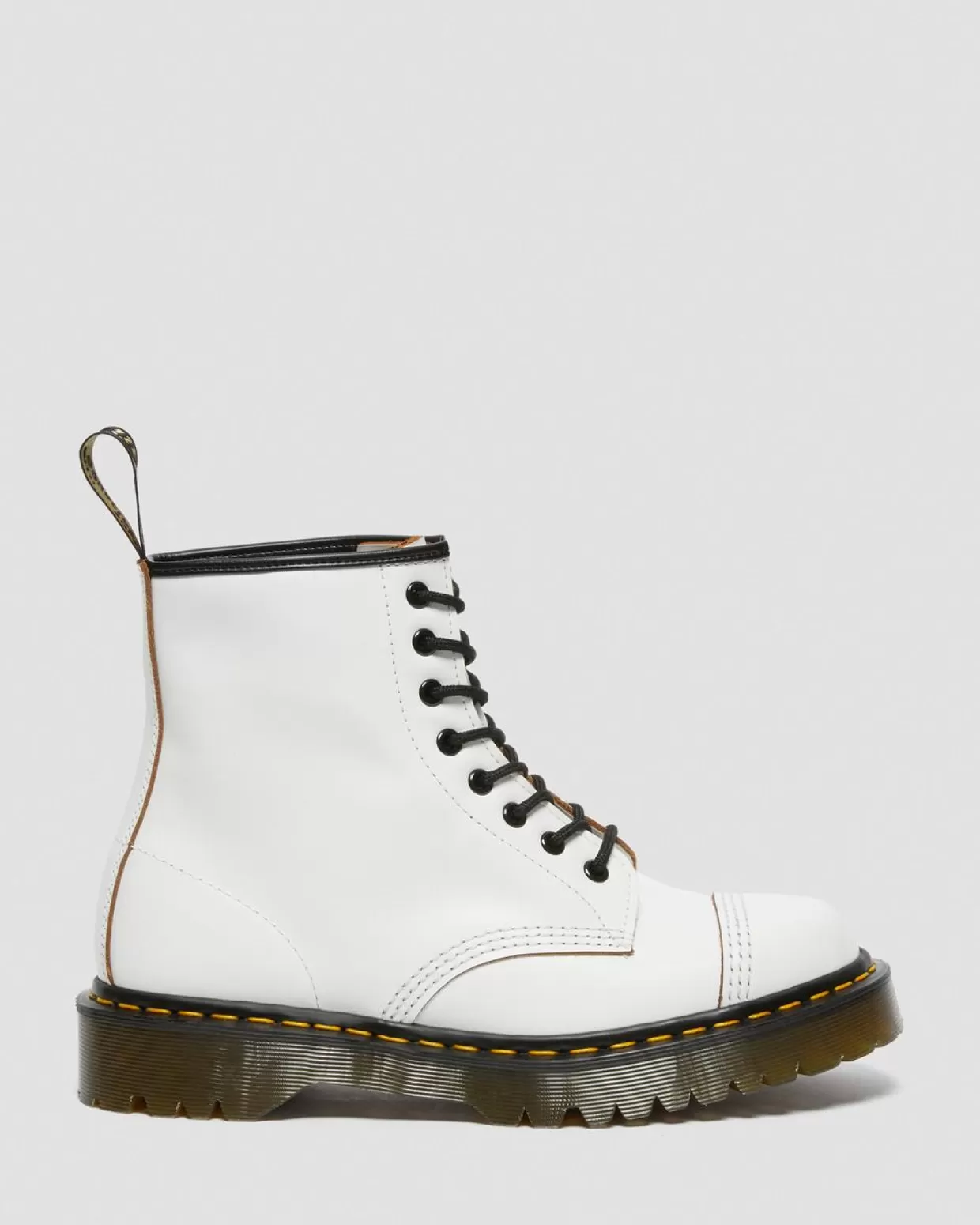 UNISEX Dr. Martens Stivali stringati di pelle con puntale 1460 Bex Made in England