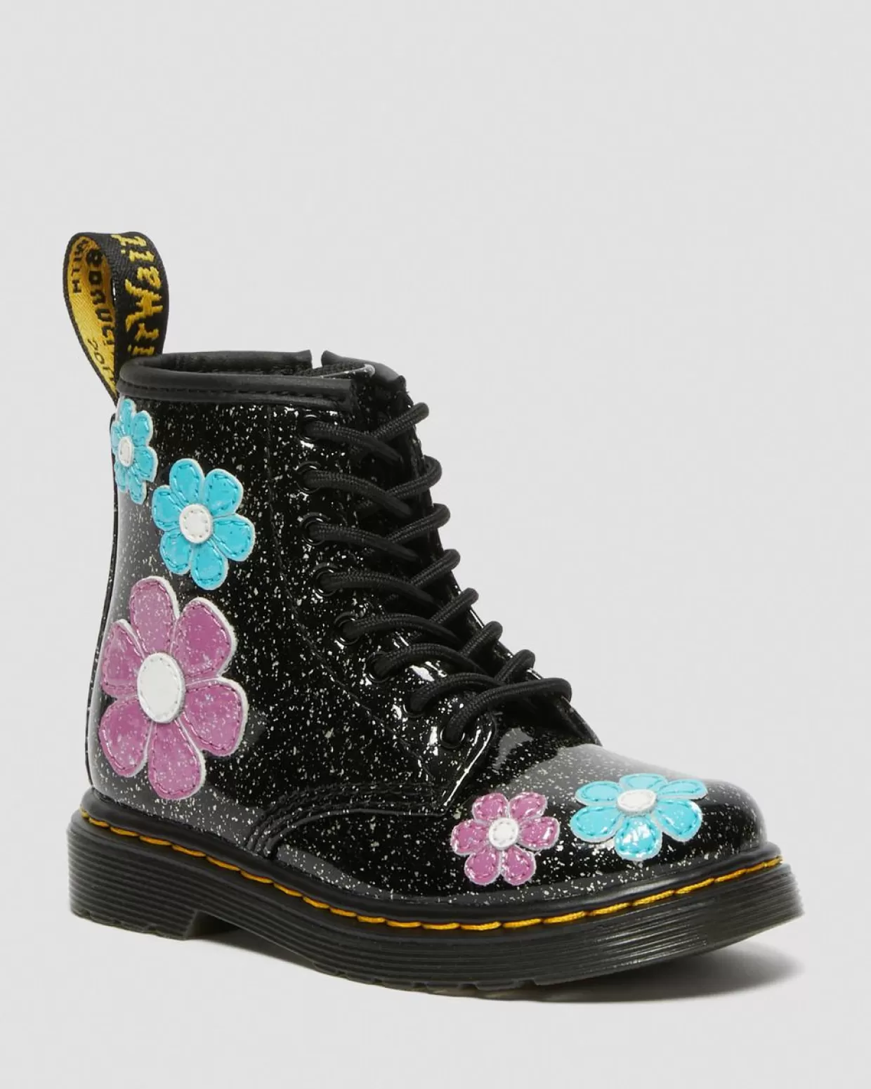 Dr. Martens Stivali stringati in pelle verniciata 1460 primi passi