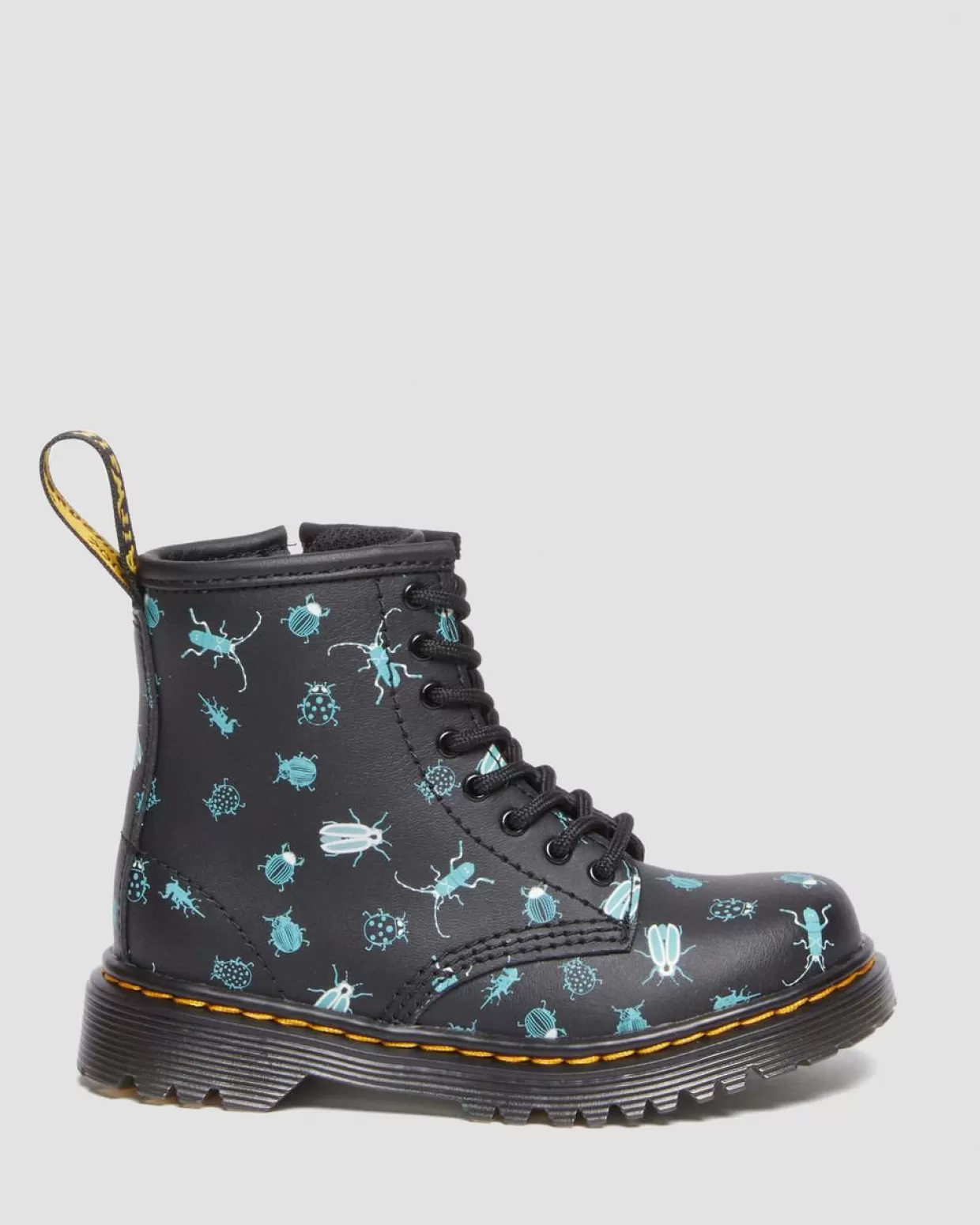 KIDS Dr. Martens Stivali stringati primi passi 1460 che si illuminano al buio
