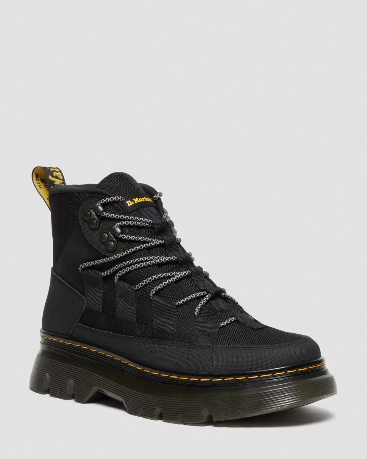 UNISEX Dr. Martens Stivali Utility Boury in pelle super resistenti